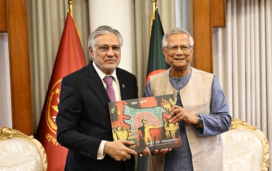 প্রধান উপদেষ্টা ও পাকিস্তান উপপ্রধানমন্ত্রীর বৈঠক: সার্ক পুনরুজ্জীবনের ওপর গুরুত্বারোপ করলেন অধ্যাপক ইউনূস