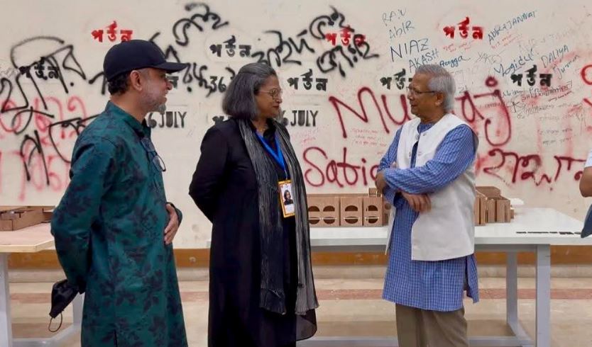 দ্বিতীয়বার আগা খান আর্কিটেকচার অ্যাওয়ার্ড পাওয়ায় মেরিনা তাবাসসুমকে প্রধান উপদেষ্টার অভিনন্দন