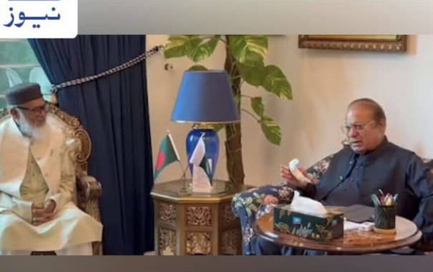 পাকিস্তানের সাবেক প্রধানমন্ত্রী সাথে ধর্ম উপদেষ্টার সাক্ষাৎ