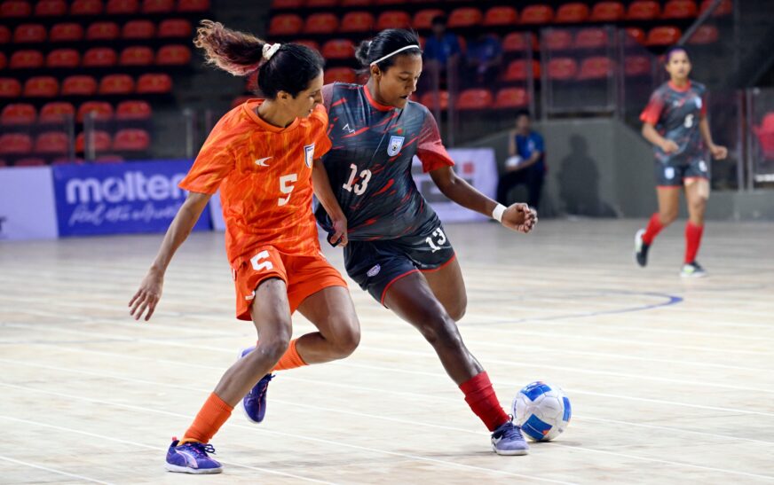 সাফ ফুটসাল চ্যাম্পিয়নশিপ: ভারতকে ৩-১ গোলে হারিয়ে বাংলাদেশের ঐতিহাসিক জয়