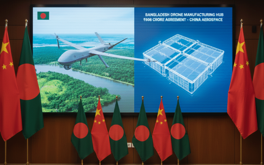 সামরিক ড্রোন উৎপাদনে স্বনির্ভরতার পথে বাংলাদেশ: চীনের সঙ্গে ৬০৮ কোটি টাকার চুক্তি