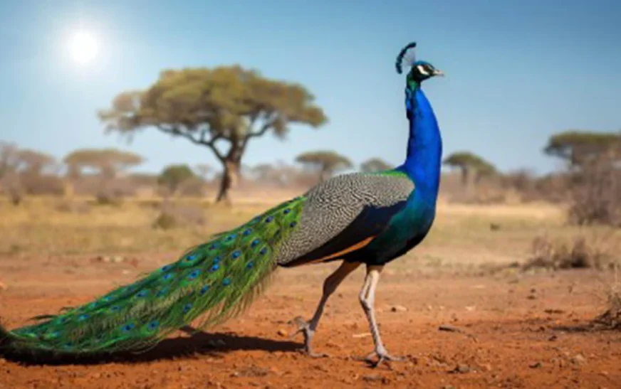 ময়ূর যেন সৌন্দর্যের রানি