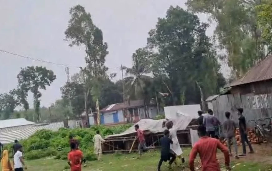 কুড়িগ্রামে শিবির নেতার ওপর হামলার পর জামায়াত অফিসে হামলা